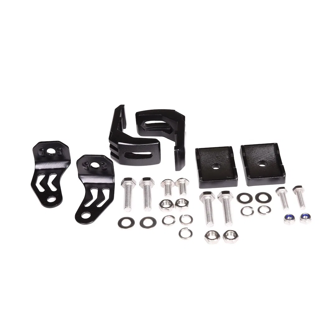 HRDWRKT6 – TRAILFX Light Bar Mounting Kit, Replacement Mounting/ Hardware Kit For TrailFX Double Row Black Edition LE...